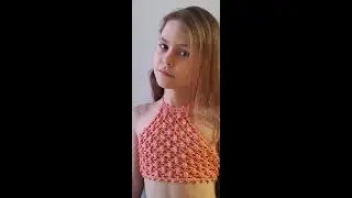 КРОП-ТОП КРЮЧКОМ МК/CROP-TOP CROCHETED MK