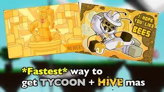 The FASTEST way to get TYCOON + HIVE MASTERY | Roblox: Slap Battles 👏
