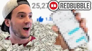 I Uploaded 40,000 Redbubble Designs & Made $______ in 365 Days 