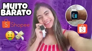 FIZ MINHA PRIMEIRA COMPRA NA SHOPEE | RELÓGIO MODELO SMART Y68/D20 POR 10 REAIS 😱🤑💰