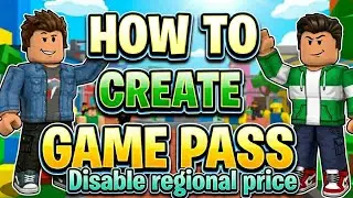 How to Create Gamepass & Turn OFF Regional Pricing in PLS DONATE in Roblox 