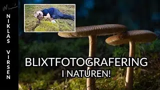 Blixtfotografering i naturen.