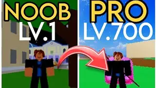 (NOOB to Pro) Level 1-700 (MOBILE)- Blox Fruit - Roblox - Part 1