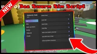 *Bee Swarm Simulator Script* | WalkSpeed, AutoFarm, Teleport, And More!!