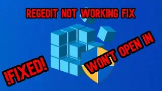 How to Fix Regedit ( Registry Editor Not Working Fix) Windows 10 (RegEdit Not Working Fix)