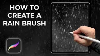 How to create a Rain Brush in Procreate