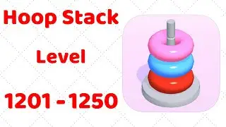 Hoop Stack Level 1201-1250 Gameplay Walkthrough