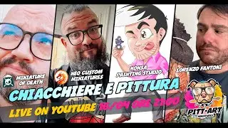 LIVE! Chiacchiere e pittura!