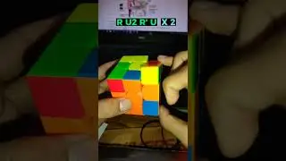 Flipped edge F2L best algorithm for 3x3 Rubik's cube 