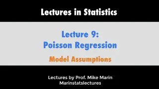 9.11 Poisson Regression: Model Assumptions