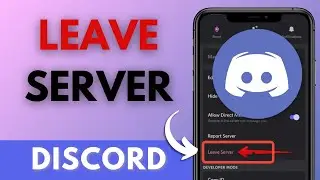 How To Leave A Discord Server On Mobile | Easy Steps! | 2024