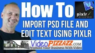 How To Import PSD File and Edit Text - Pixlr - Free Online PSD Editor