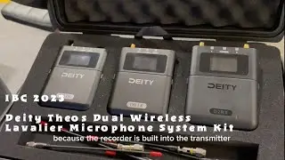 Deity Theos Dual Wireless Lavalier Microphone System Kit -32Bit Float-  IBC 2023