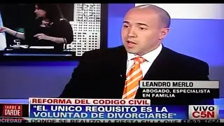 Entrevista en C5N  Reformas al Código Civil. Parte 1