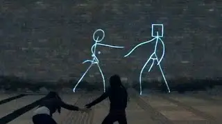 EGO - interactive audiovisual installation, Mexico, outdoors (2015)