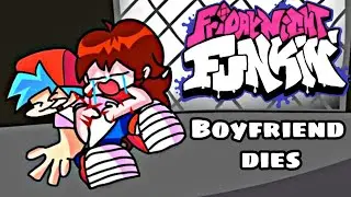 Friday Night Funkin but Boyfriend Dies | Goodbye World FNF Mod (Daddy Dearest kills BF)