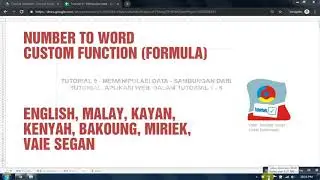 Number to Words custom function in google sheet