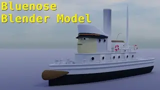 TUGS Bluenose model Blender remade