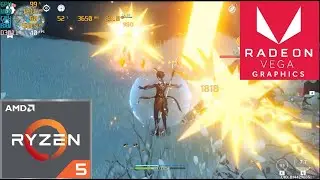 Ryzen 5 2400G Vega 11 Genshin Impact 1080P!