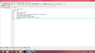 volume of cylinder program in c Fybsc-IT Mumbai University