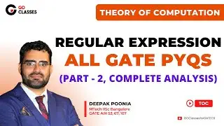 Regular Expressions - ALL GATE PYQs - Part 2 | Finite Automata | Theory of Computation | With NOTES