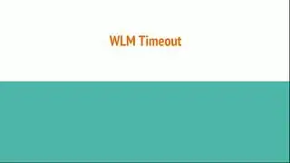 #32 WLM Timeout