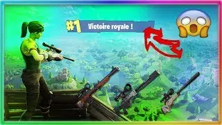 FORTNITE MON PREMIER TOP 1 EN VIDEO !!