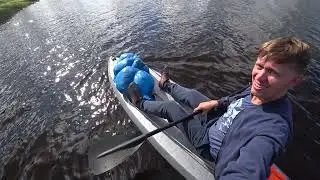 Поход на самодельном сап борде.