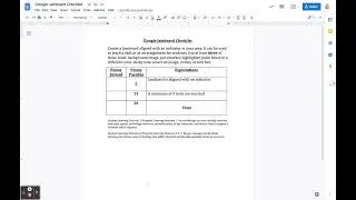 Week 6 - Google Jamboard Checklist