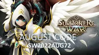 Promo code summoners war AUGUST 2022
