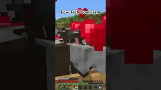 Simple Cow Farm #minecraft