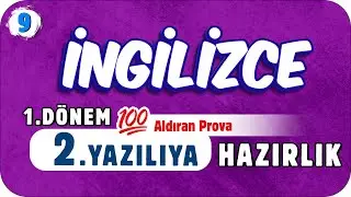 9.Sınıf İngilizce 1.Dönem 2.Yazılıya Hazırlık 📑 