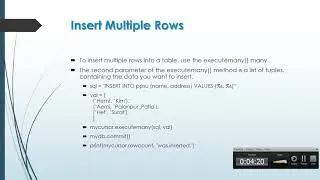 How to Insert Query Using MySQL in Python