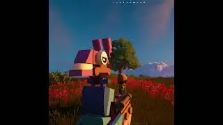 Llama and I have been busy builders - Building in ANY Direction.  #legofortnite #lego #fortnite