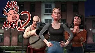 Прохождение игры Mr Meat 2 (побег из тюрьмы через тоннель).