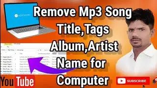 How do I remove album names from MP3. How do I change the album artist of an MP3 file.