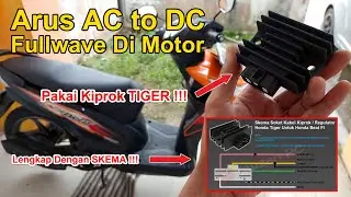Cara Merubah Arus Kelistrikan Motor Honda Beat FI Dari Halfwave menjadi Fullwave - AC to DC