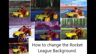Como mudar o FUNDO do Rocket League