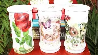 DECOUPAGE EM LATAS ❤ - CURSO DE ARTESANATO BELLA ART'S