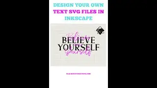 How To Create A Text Svg In Inkscape Inkscape Tutorial | Beginners Tutorial