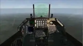 Falcon BMS - 8 Sweep Wall + 4 Oca Vs F22 (T50) +Mig23+Mig29 - Escuadron111