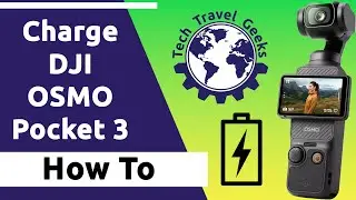 How to charge DJI OSMO Pocket 3 #DJI #djiosmopocket3 #osmopocket3