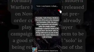 A brief overview of the single-player mode in Modern Warfare III