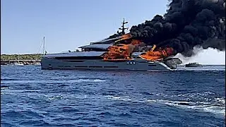 Huge 'ball of fire' traverses a €25M superyacht between Ibiza and Formentera