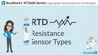 Monitor RTD or Resistance Sensor Types for Industrial Applications