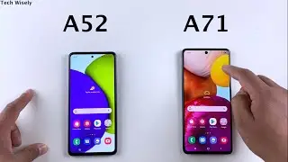 SAMSUNG A52 vs A71 Speed Test