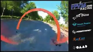 DJI FPV on a racetrack