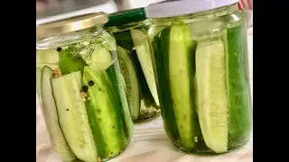 Kiseli krastavci za 20 minuta, Pickles in 20 minutes,Gurken in 20 Minuten,