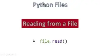 Reading from a File || Python [ Hindi ]