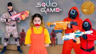 SQUID GAME 2021 : Judge Final END GAME NERF WAR !